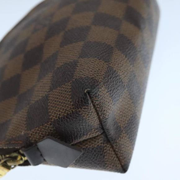 LOUIS VUITTON Damier Ebene Pochette Cosmetic PM Pouch N47516 LV Auth 109942 - Picture 14 of 16